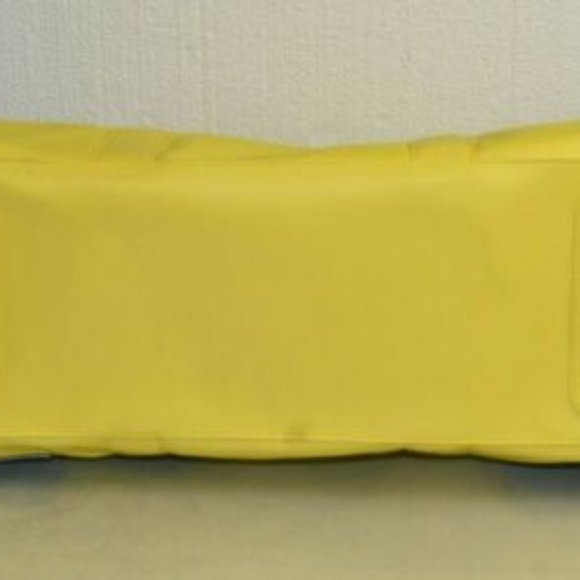 NEW STONEY CLOVER LARGE DUFFLE BAG Yellow 5 Destination Patch Aspen Palm Beach - Picture 4 of 7
